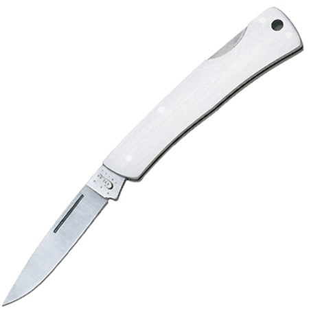 Case Knife Brushed Stainless Steel Exec Lockback 00004