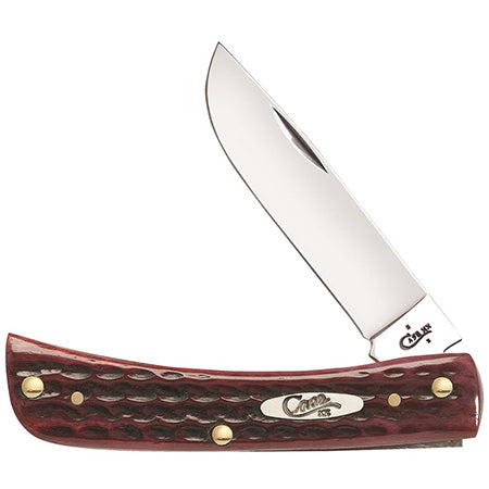 Case Knife Pocket Worn Red Bone Sod Buster 10304