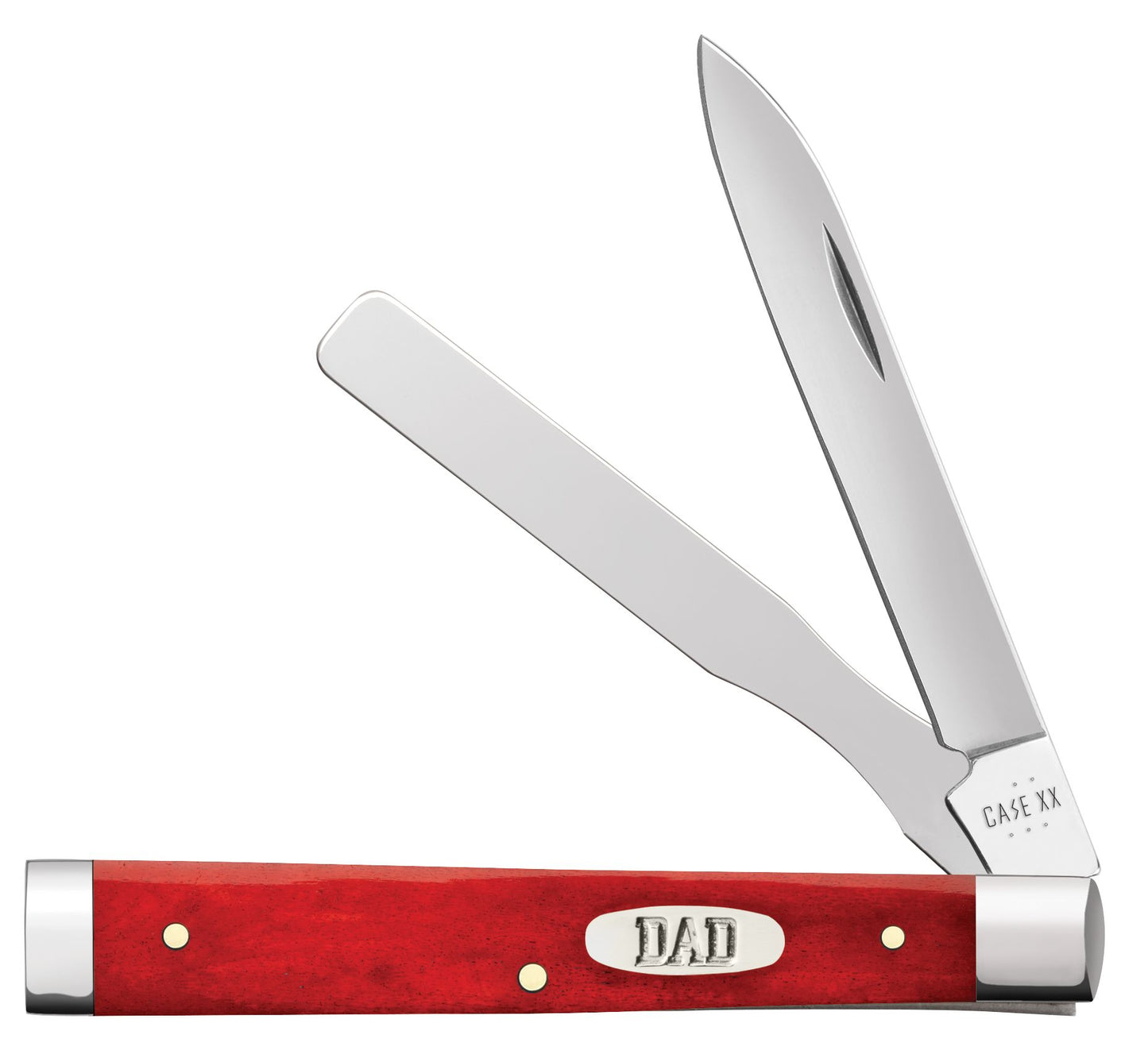 Case Knife Dark Red Bone Smooth Baby Doc Father's Day 10638