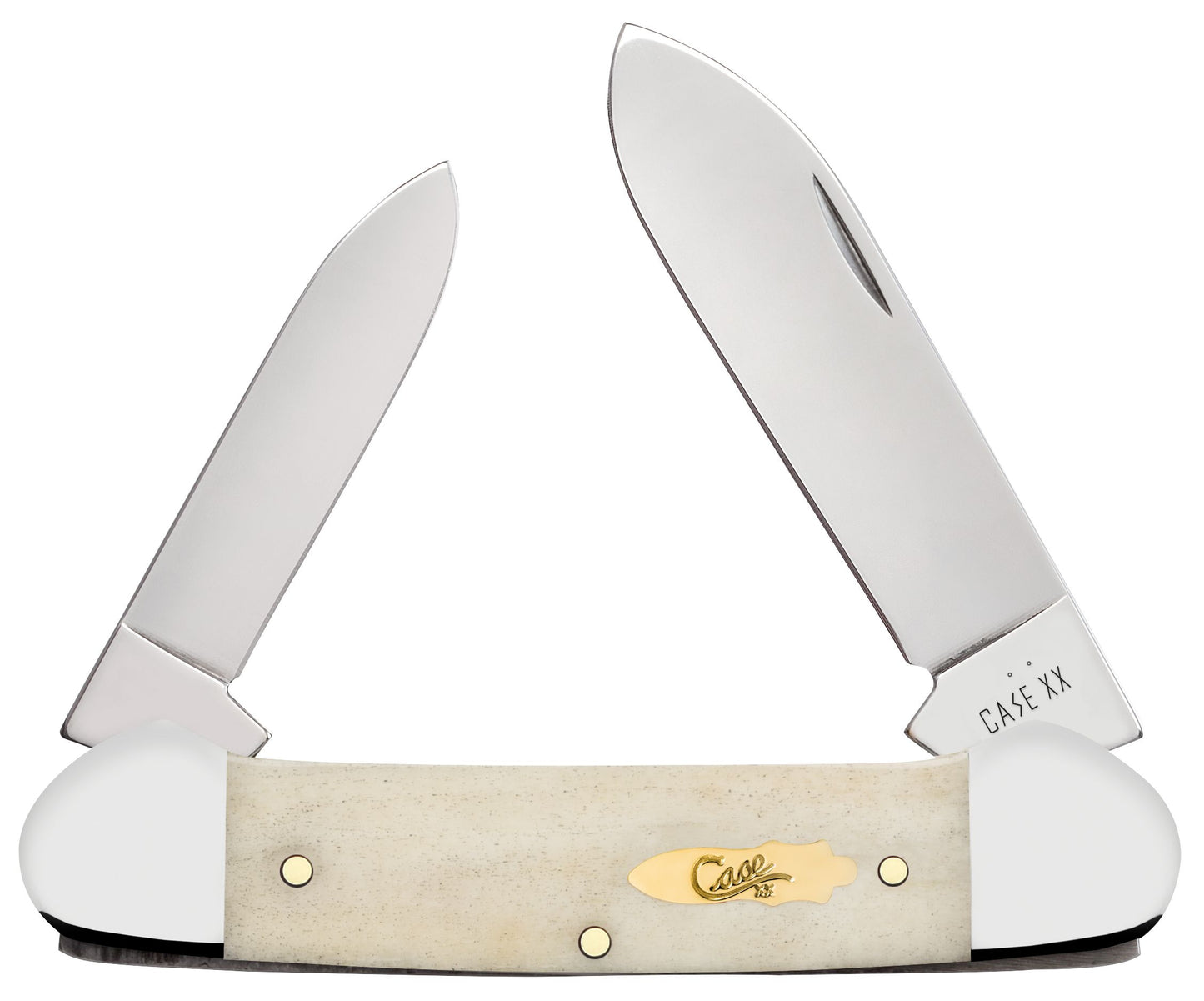 Case Knife Natural Bone Smooth Canoe 11023