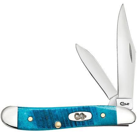 Case Knife Caribbean Blue Peanut 25596