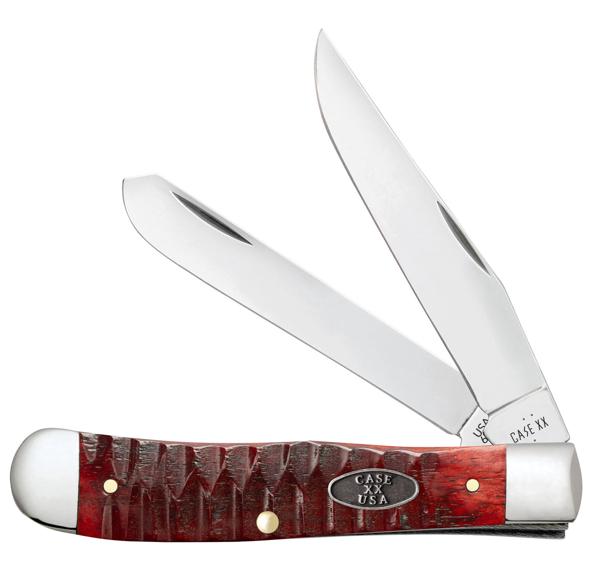 Case Knife Old Red Bone Gator Jig Trapper 51540
