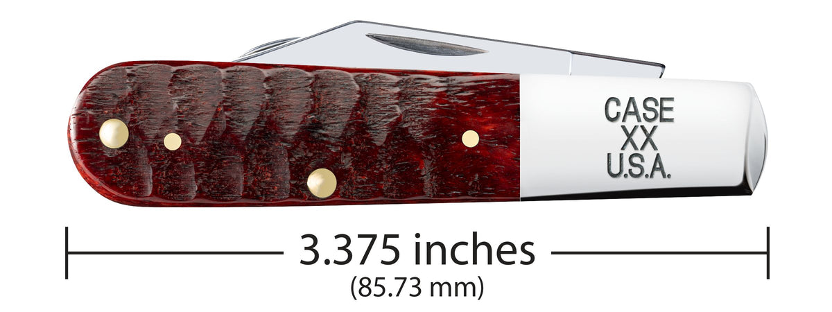 Case Knife Old Red Bone Gator Jig Barlow 51544