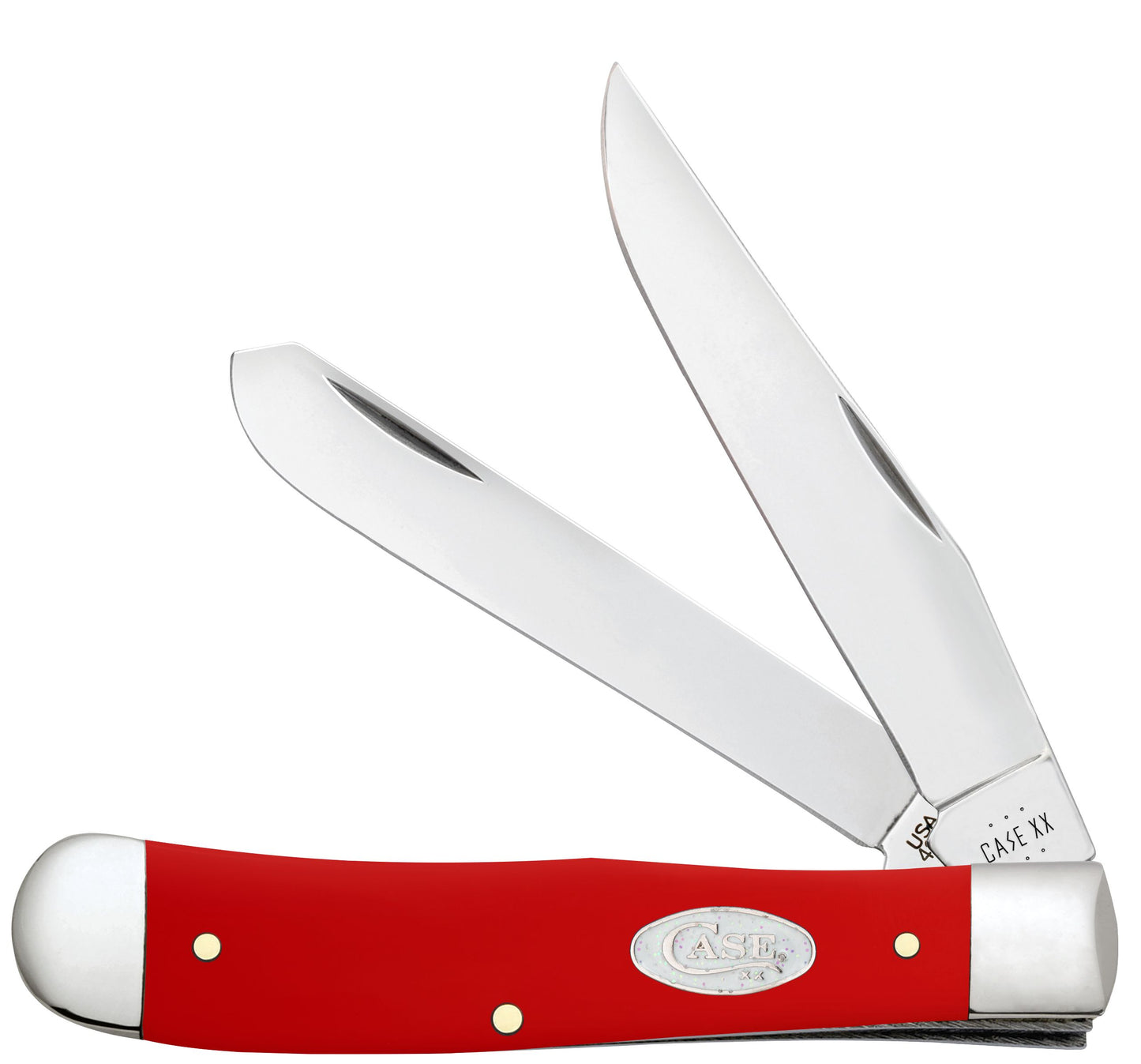 Case Knife SparXX Red Synthetic Trapper 56980