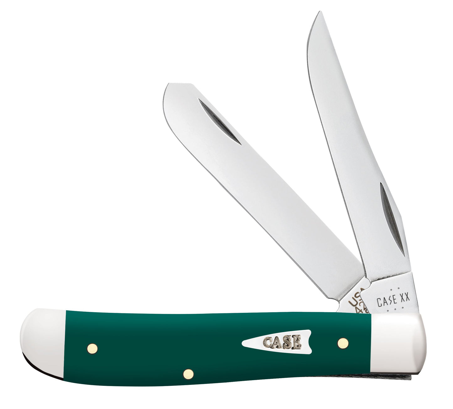 Case Knife Spruce Green Synthetic Mini Trapper 64531