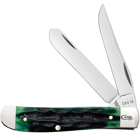 Case Knife Hunter Green Mini Trapper 75834