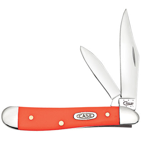 Case Knife Orange Synthetic Smooth Peanut 80504