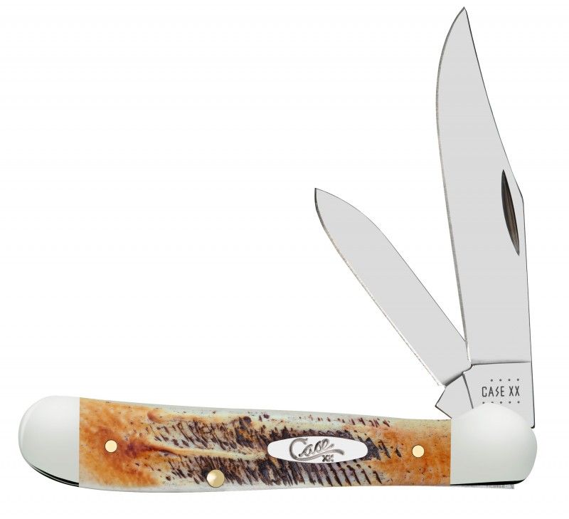 Case Knife Bone Stag Copperhead 65323