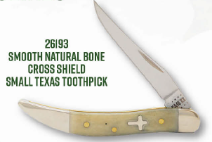 Case Knife Natural Bone Small Texas Toothpick 26193