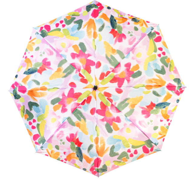 In Bloom Motif Compact Umbrella
