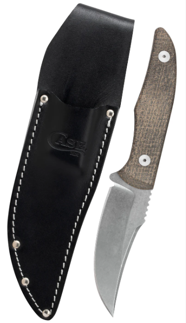 Case Knife Taylor Green Burlap Micarta Hunter 76935