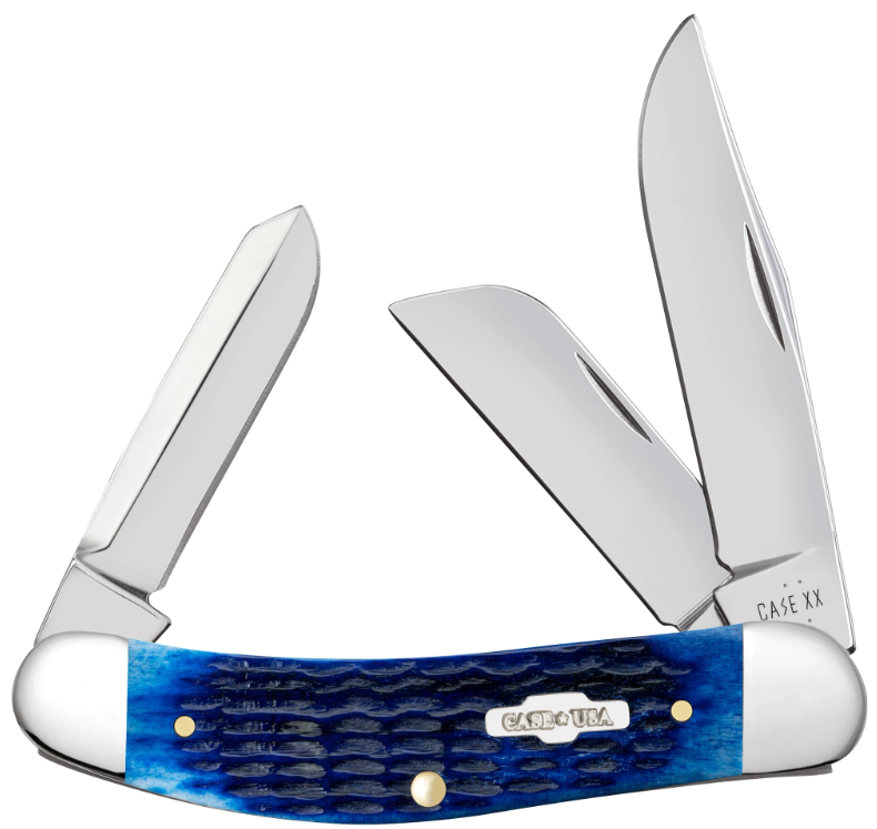 Case Knife Bose Blue Bone Rogers Corn Cob Sowbelly 02795