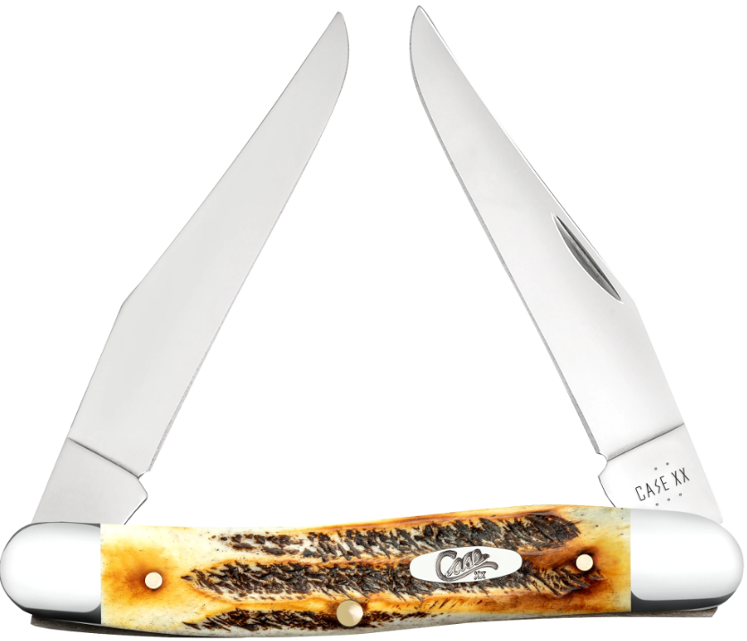Case Knife 6.5 Bone Stag Muskrat 65346