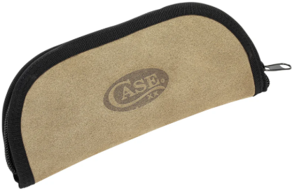 Case Knife Leather Taupe Taco Pouch 50283