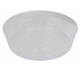 Deep Clear Saucer 14"