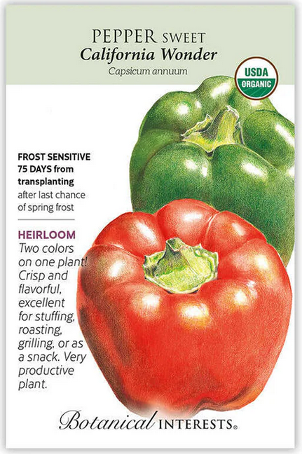 California Wonder Sweet Pepper