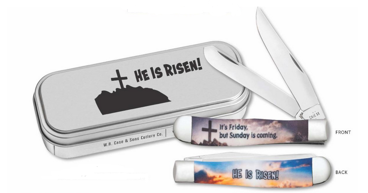 Case Knife 2026 Easter White Smooth Trapper 13361