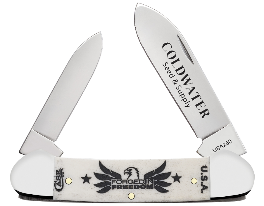 Case Knife 2026 Event Knife Natural Bone Smooth Canoe 11328