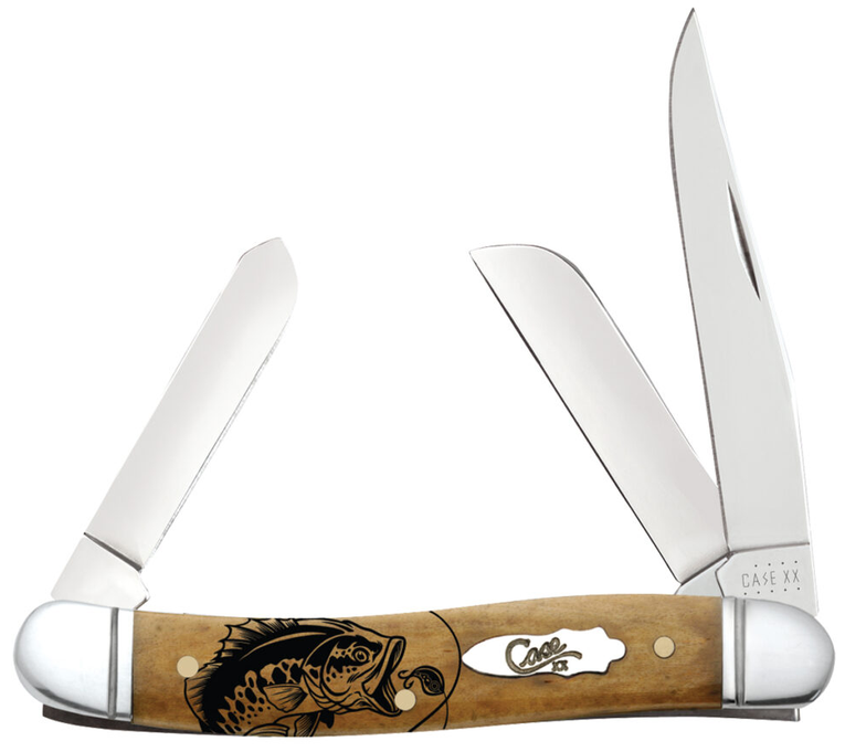 Case Knife Smooth Fishing Stockman AWTC18FH