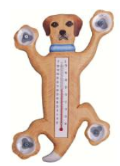 Yellow Lab Thermometer