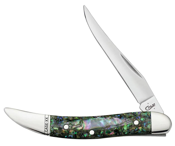 Case Knife Abalone Smooth Texas Toothpick 12002
