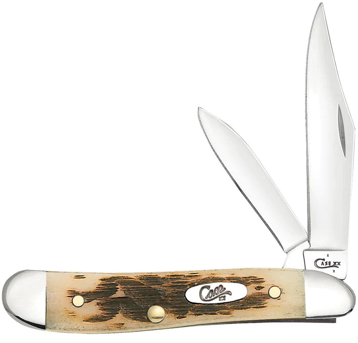 Case Knife Amber Bone Peanut 00045