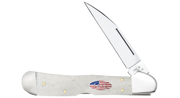 Case Knife Natural Bone CopperLock 14095