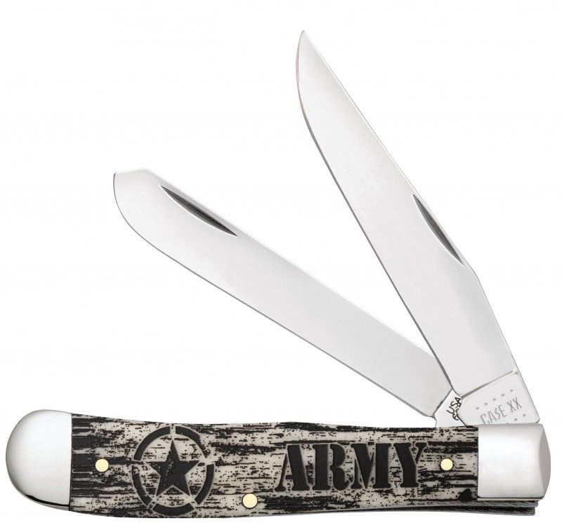 Case Knife US Army Natural Bone Trapper 15032