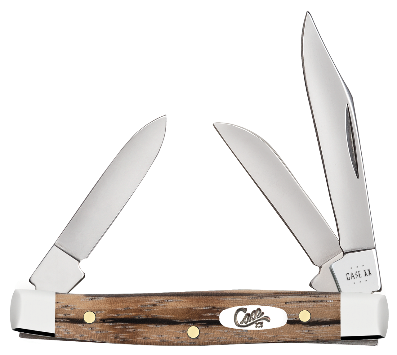 Case Knife Zebra Smooth Small Stockman 25144