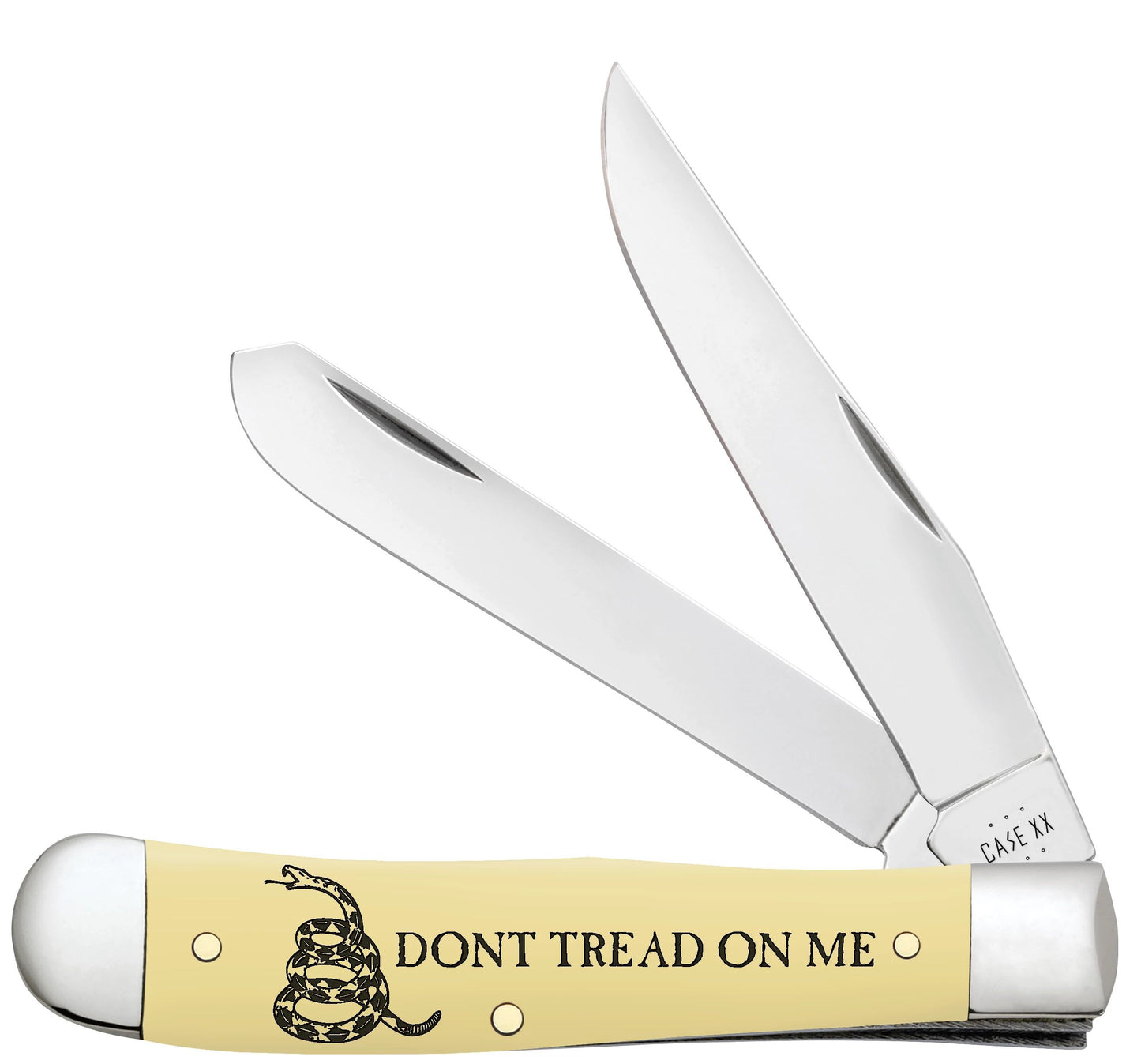 Case Knife Yellow Synthetic Trapper 06089