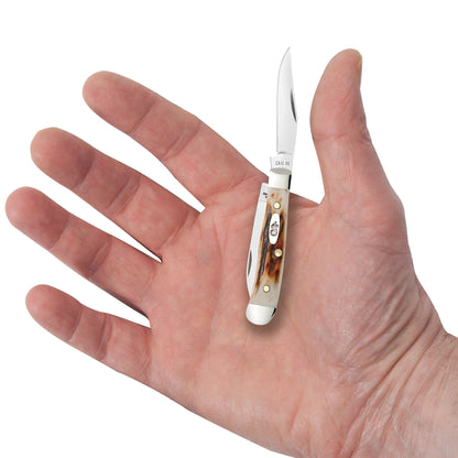 Case Knife Red Stag Tiny Trapper 09580