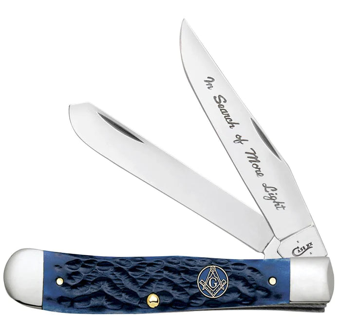 Case Knife Free Masonry Jig Trapper 01058