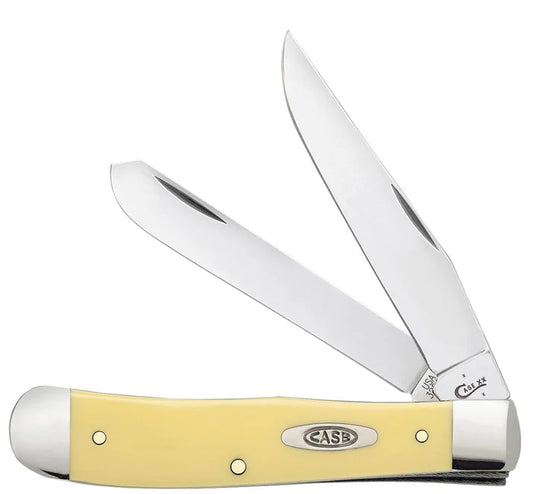 Case Knife Trapper Yellow 00161