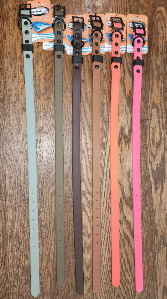 Biothane Coated Nylon Dog Collar Small