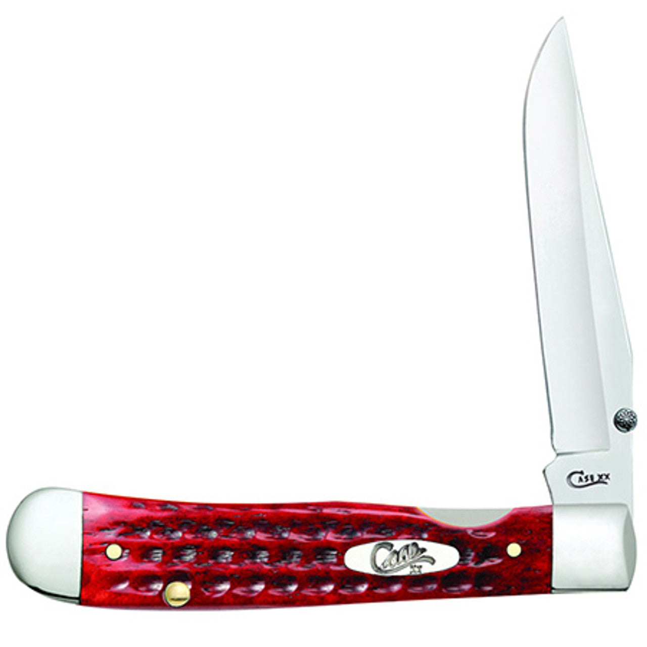 Case Knife Red Bone Trapperlock 10306