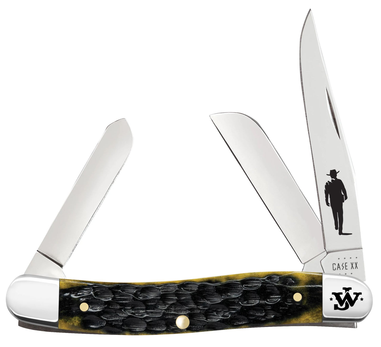 Case Knife Olive Green Stockman JW 10713