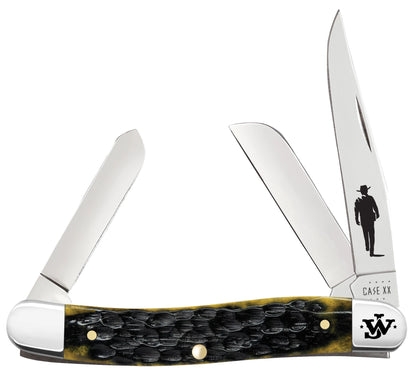 Case Knife Olive Green Stockman JW 10713