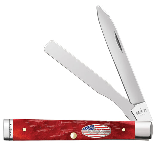 Case Knife Dark Red Bone Baby Doc 10847