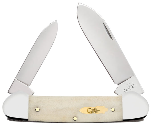 Case Knife Natural Bone Smooth Canoe 11023