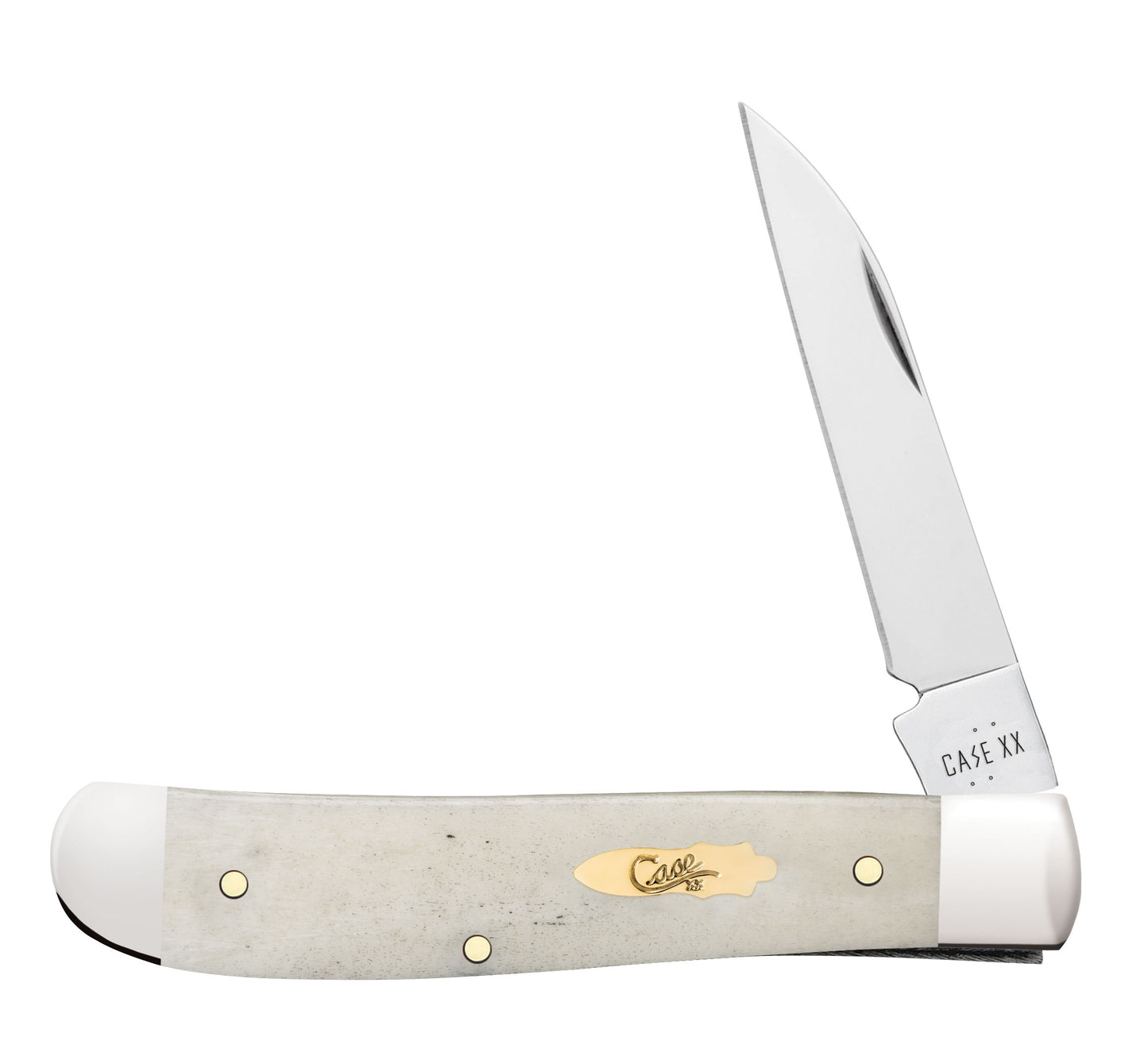 Case Knife Natural Bone Smooth Mini Trapper 11025