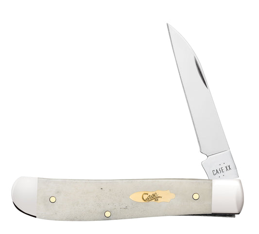 Case Knife Natural Bone Smooth Mini Trapper 11025