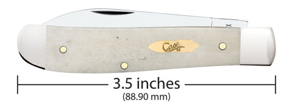 Case Knife Natural Bone Smooth Mini Trapper 11025