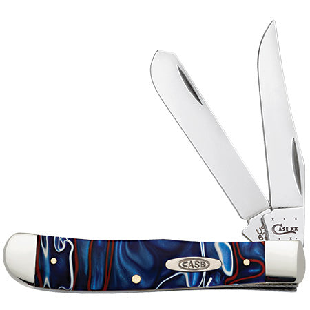 Case Knife Patriotic Kirinite Trapper 11200