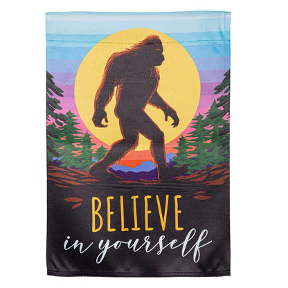 Big Foot Believe In Yourself Garden Flag