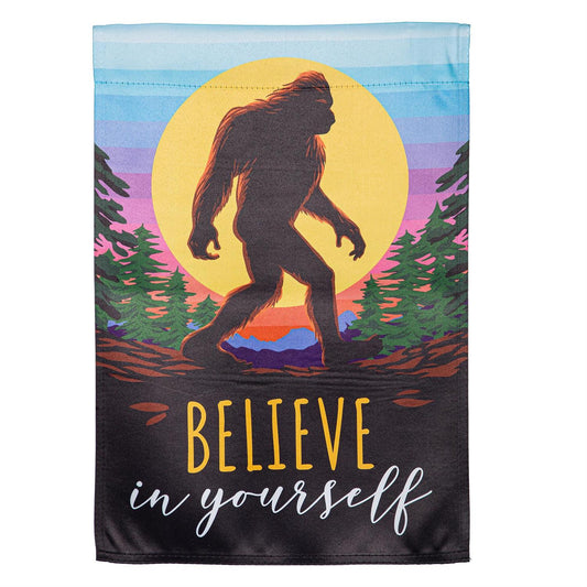 Big Foot Believe In Yourself Garden Flag