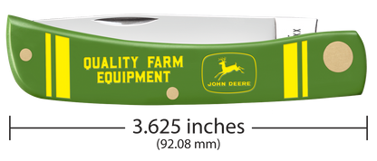 Case Knife John Deere Green Sod Buster Jr 15800