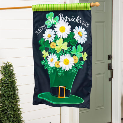 Happy St. Patrick's Day House Flag