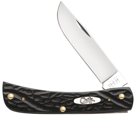 Case Knife Rough Black Jig 18229
