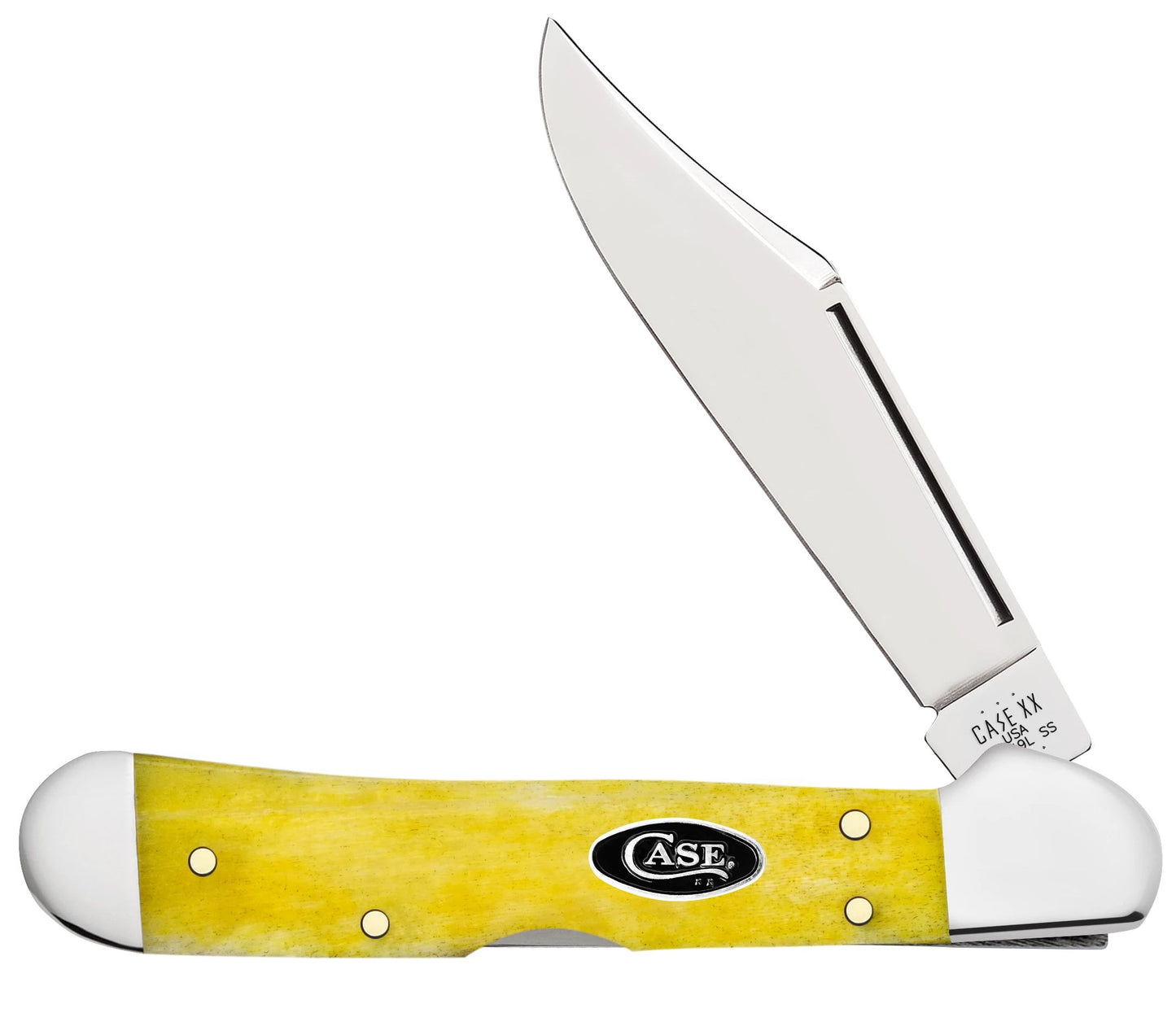 Case Knife Yellow Bone Mini CopperLock 20034