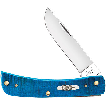 Case Knife Caribbean Blue Sod Buster Jr 25590